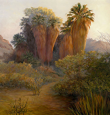 "First Light at Cottonwood Springs" by Edith Bergstrom