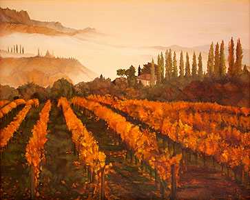 "Tuscany Sunset" by Allison Mason