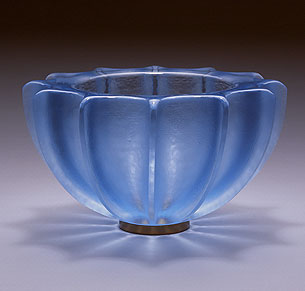 "Watercolor Little Fluted Bowl" by George Bucquet